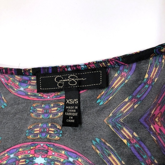 Jessica Simpson Batwing kimono blouse size XS - Picture 5 of 8